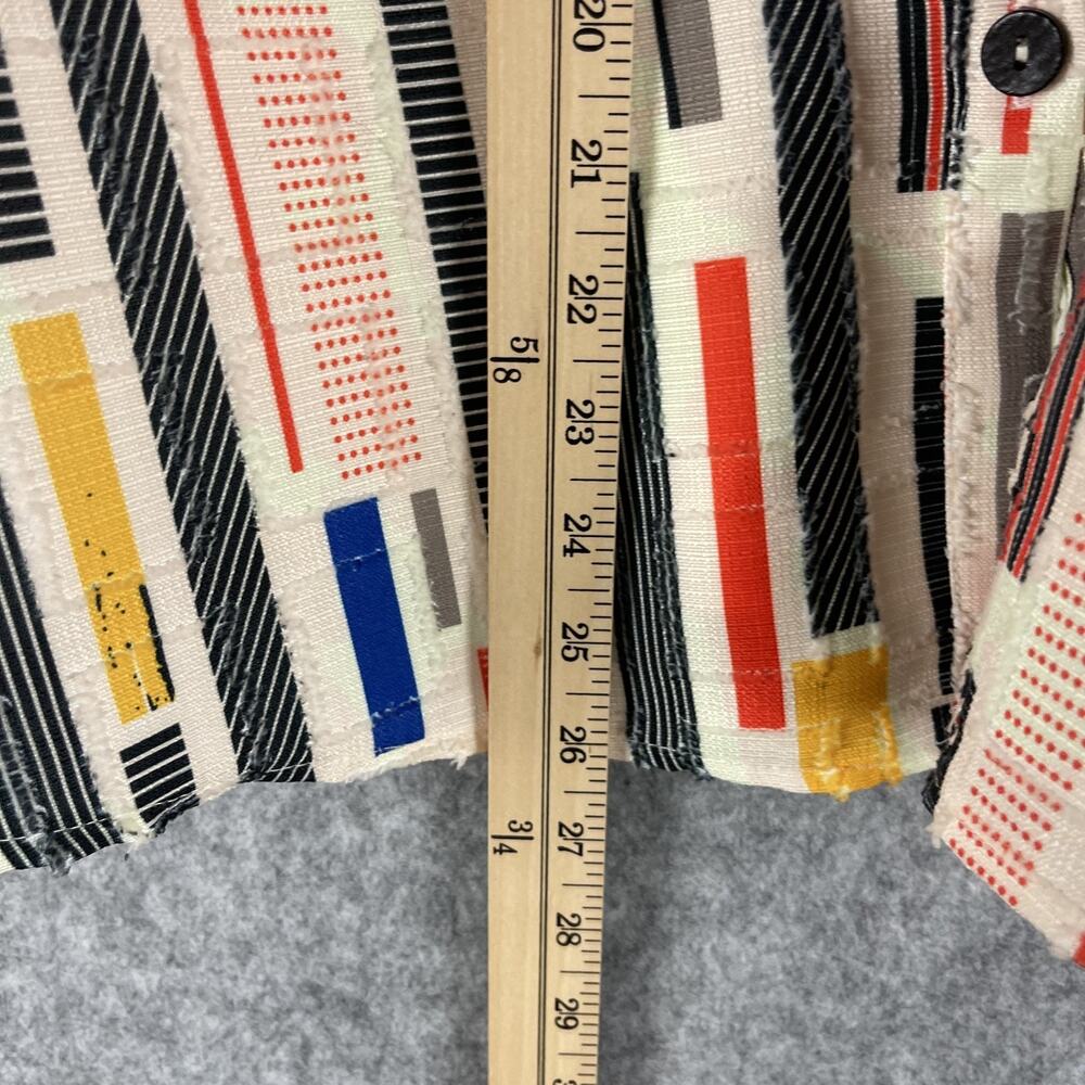 Anthropologie Hutch Willem Skirt Womens 2 A-Line Patchwork Retro 50s Midi Artsy - Picture 12 of 16